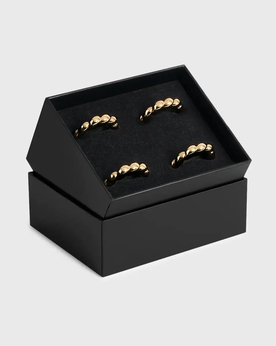 L'Objet x Jessica McCormack Shell Napkin Rings, Set of 4 | Thumbnail 3 L'Objet x Jessica McCormack Shell Napkin Rings, Set of 4 | Thumbnail 3