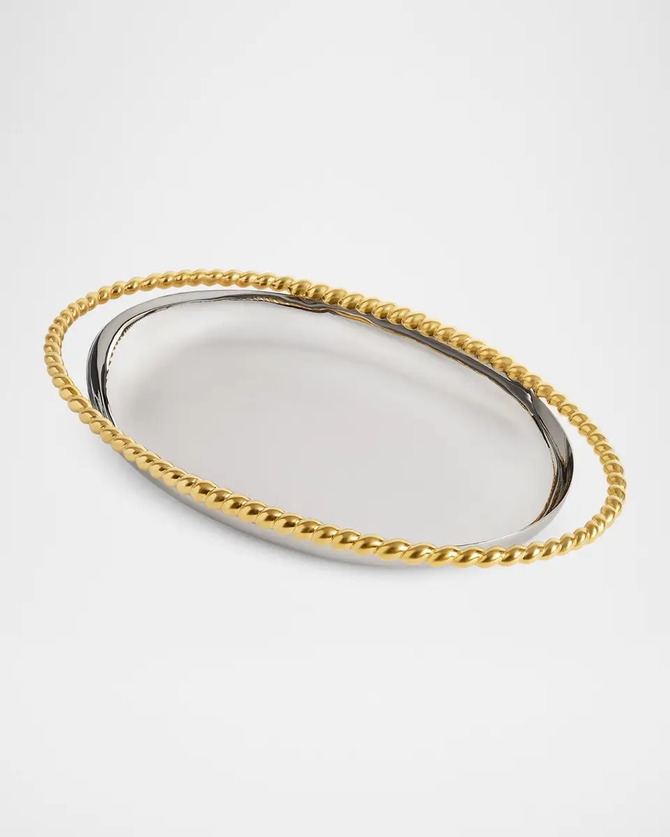 L'Objet x Jessica McCormack Corde Oval Platter, Large | Thumbnail 3