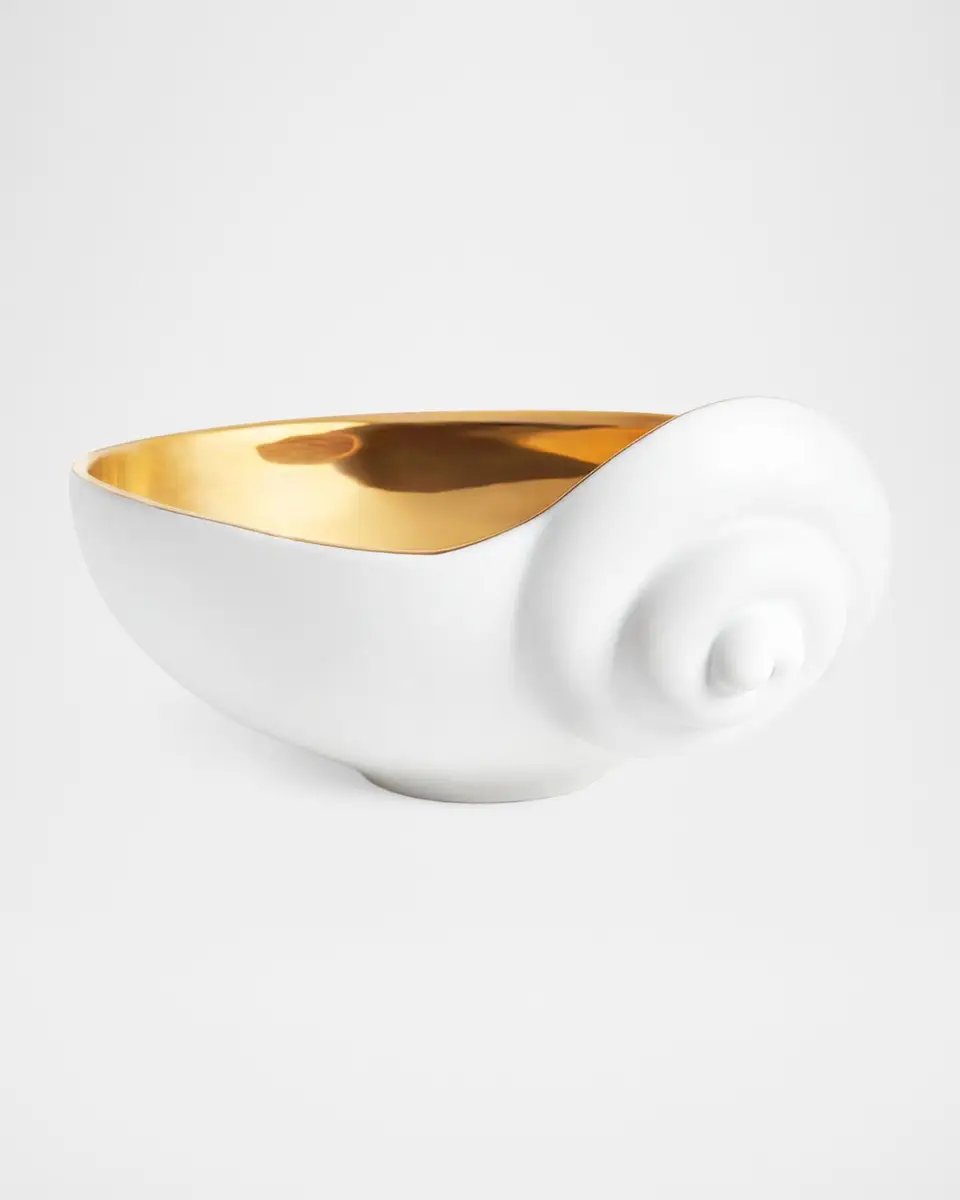 L'Objet x Jessica McCormack Shell 24K Gold-Plated Bowl, Medium | Thumbnail 2