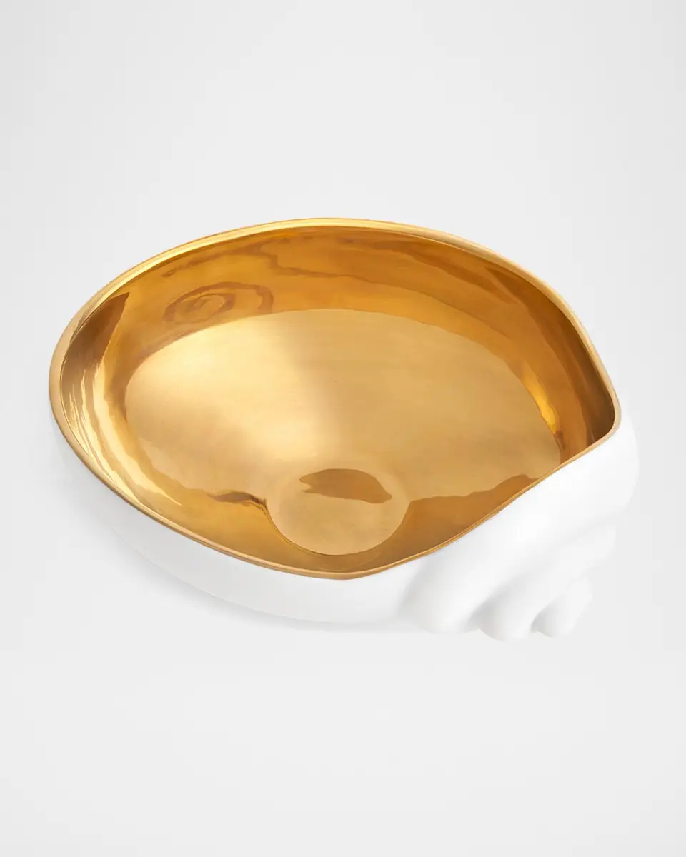 L'Objet x Jessica McCormack Shell 24K Gold-Plated Bowl, Medium | Thumbnail 4