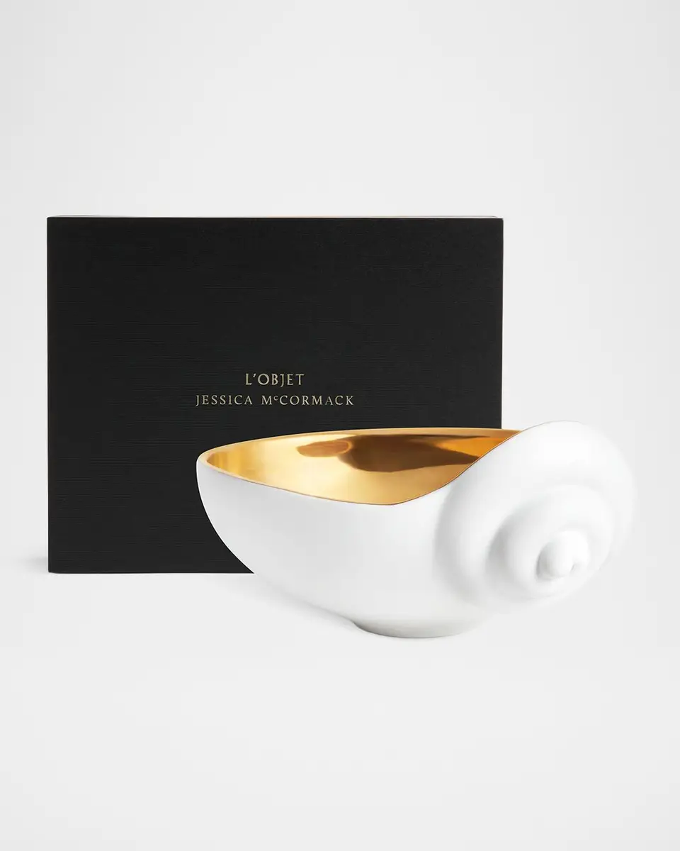 L'Objet x Jessica McCormack Shell 24K Gold-Plated Bowl, Medium | Thumbnail 5