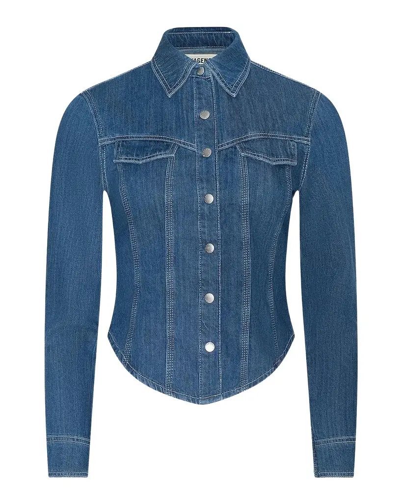 Louis Fitted Denim Shirt