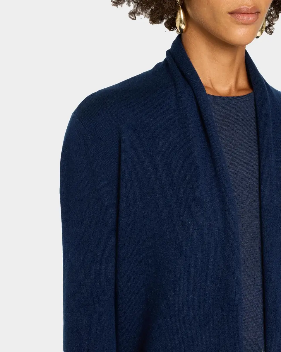 Neiman Marcus Cashmere Collection Open-Front Cashmere Cardigan | Thumbnail 5 Neiman Marcus Cashmere Collection Open-Front Cashmere Cardigan | Thumbnail 5