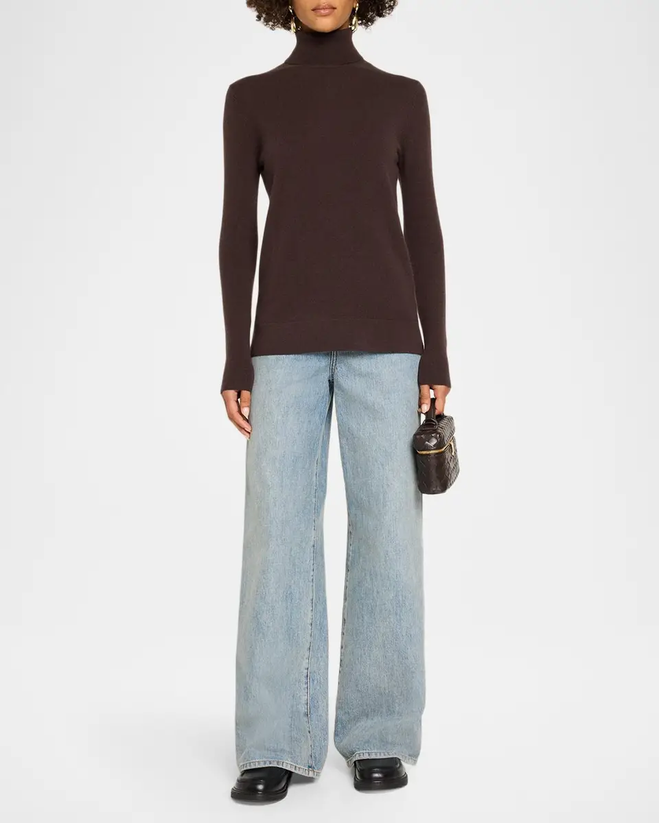 Neiman Marcus Cashmere Collection Cashmere Turtleneck Sweater | Thumbnail 2 Neiman Marcus Cashmere Collection Cashmere Turtleneck Sweater | Thumbnail 2
