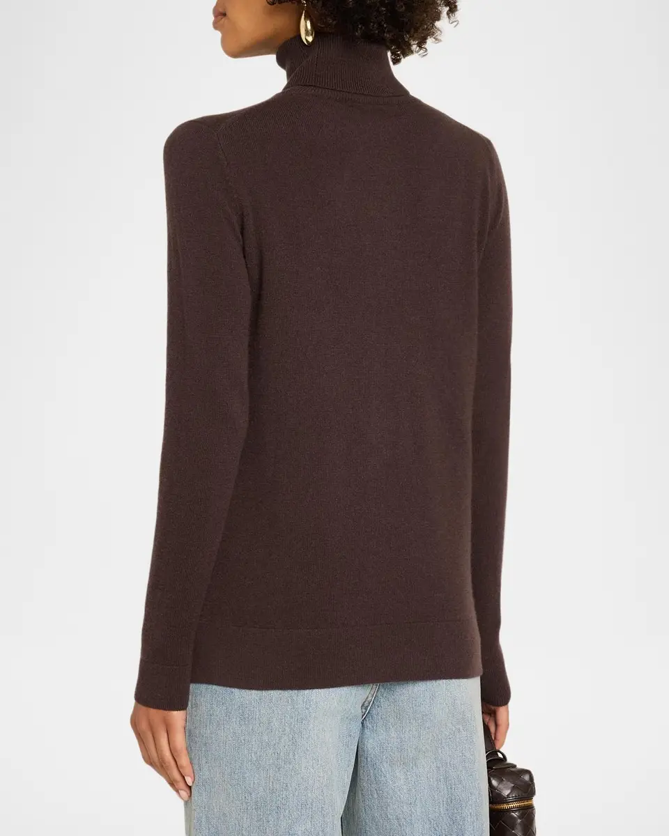 Neiman Marcus Cashmere Collection Cashmere Turtleneck Sweater | Thumbnail 3 Neiman Marcus Cashmere Collection Cashmere Turtleneck Sweater | Thumbnail 3