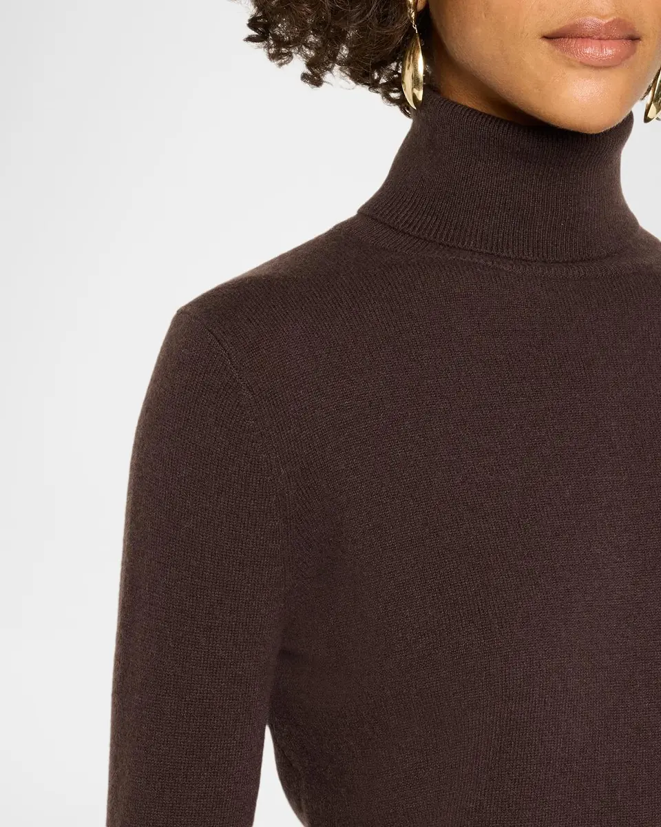 Neiman Marcus Cashmere Collection Cashmere Turtleneck Sweater | Thumbnail 5 Neiman Marcus Cashmere Collection Cashmere Turtleneck Sweater | Thumbnail 5