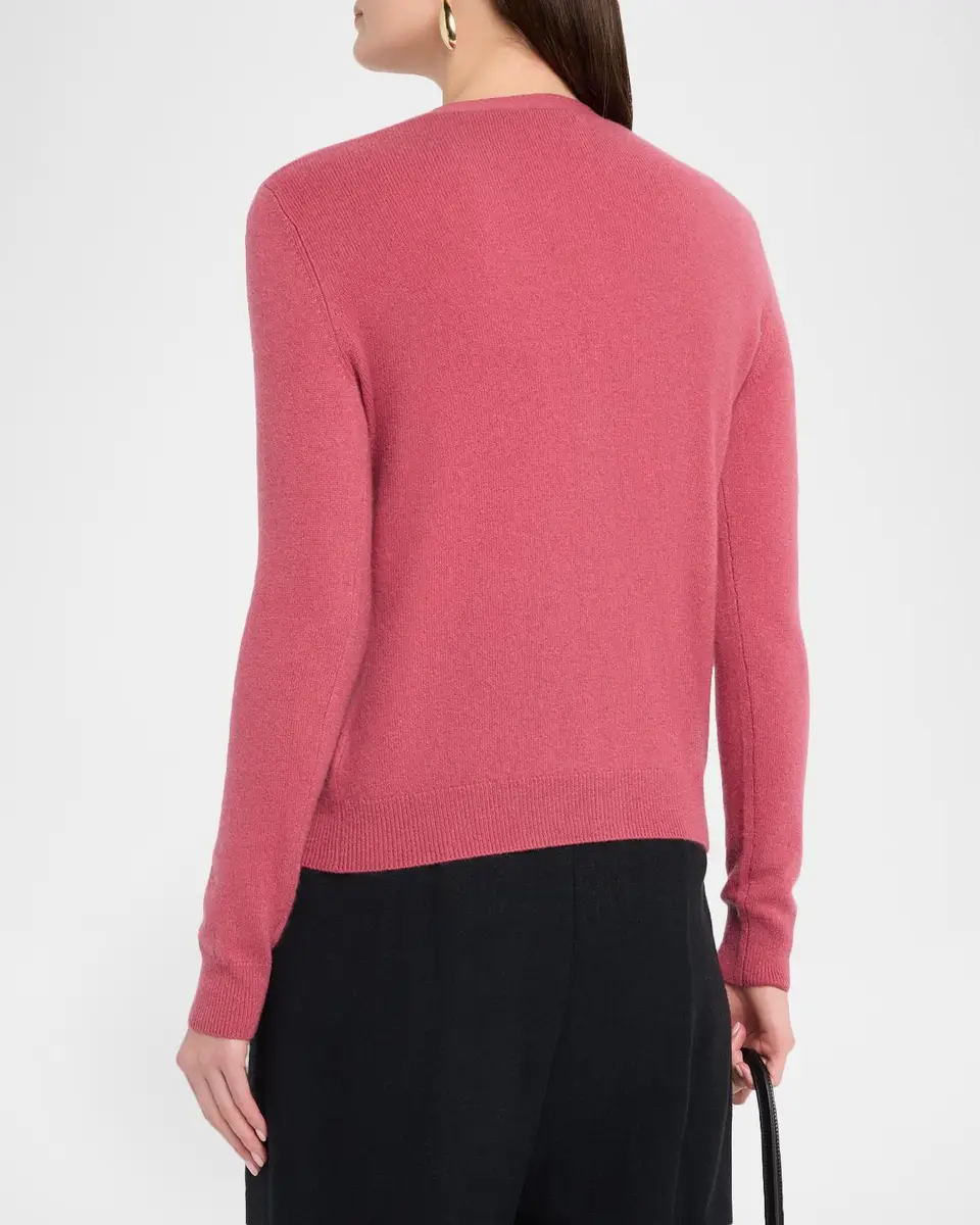 Neiman Marcus Cashmere Collection Cashmere V-Neck Cardigan | Thumbnail 3 Neiman Marcus Cashmere Collection Cashmere V-Neck Cardigan | Thumbnail 3