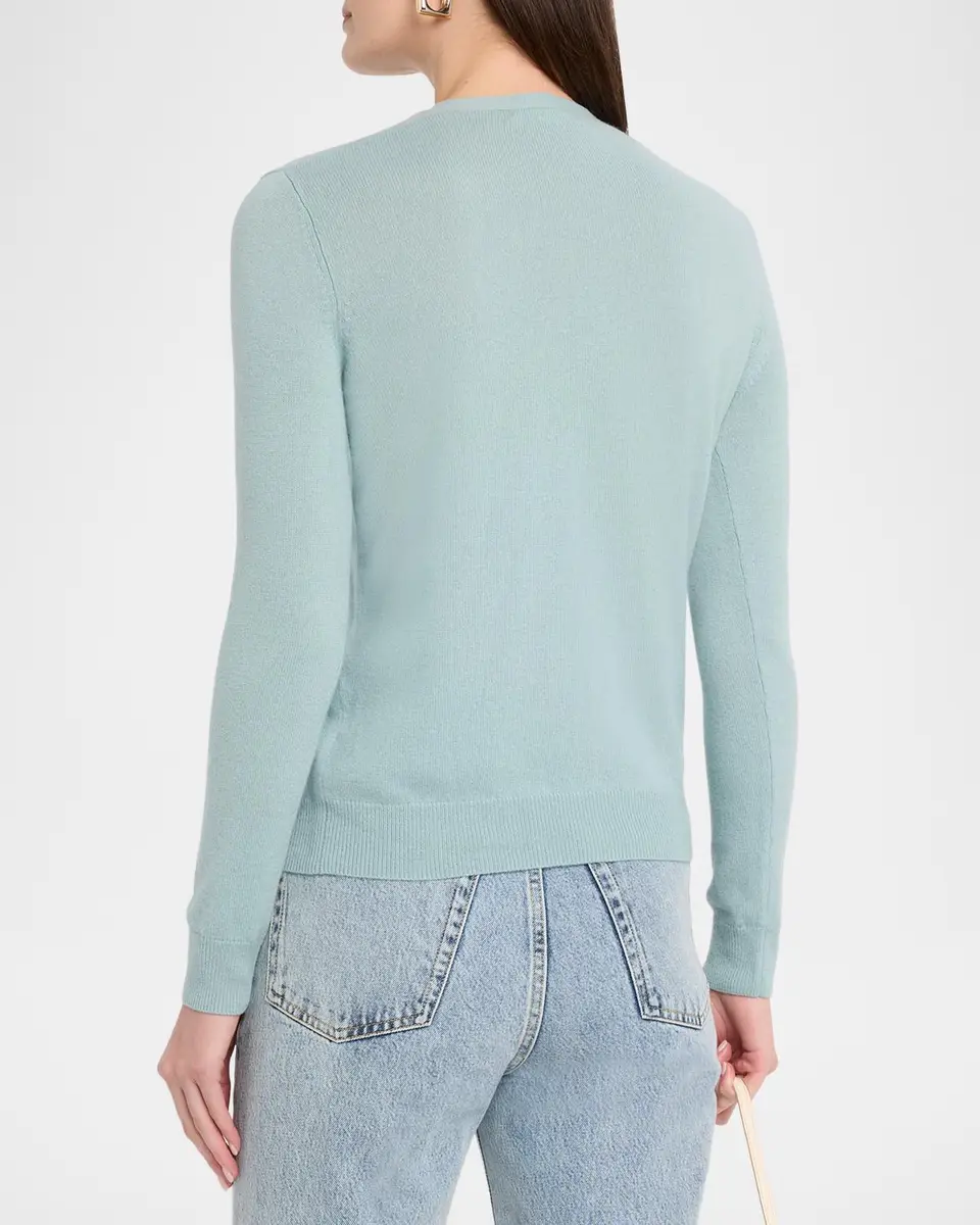 Neiman Marcus Cashmere Collection Cashmere V-Neck Cardigan | Thumbnail 3 Neiman Marcus Cashmere Collection Cashmere V-Neck Cardigan | Thumbnail 3