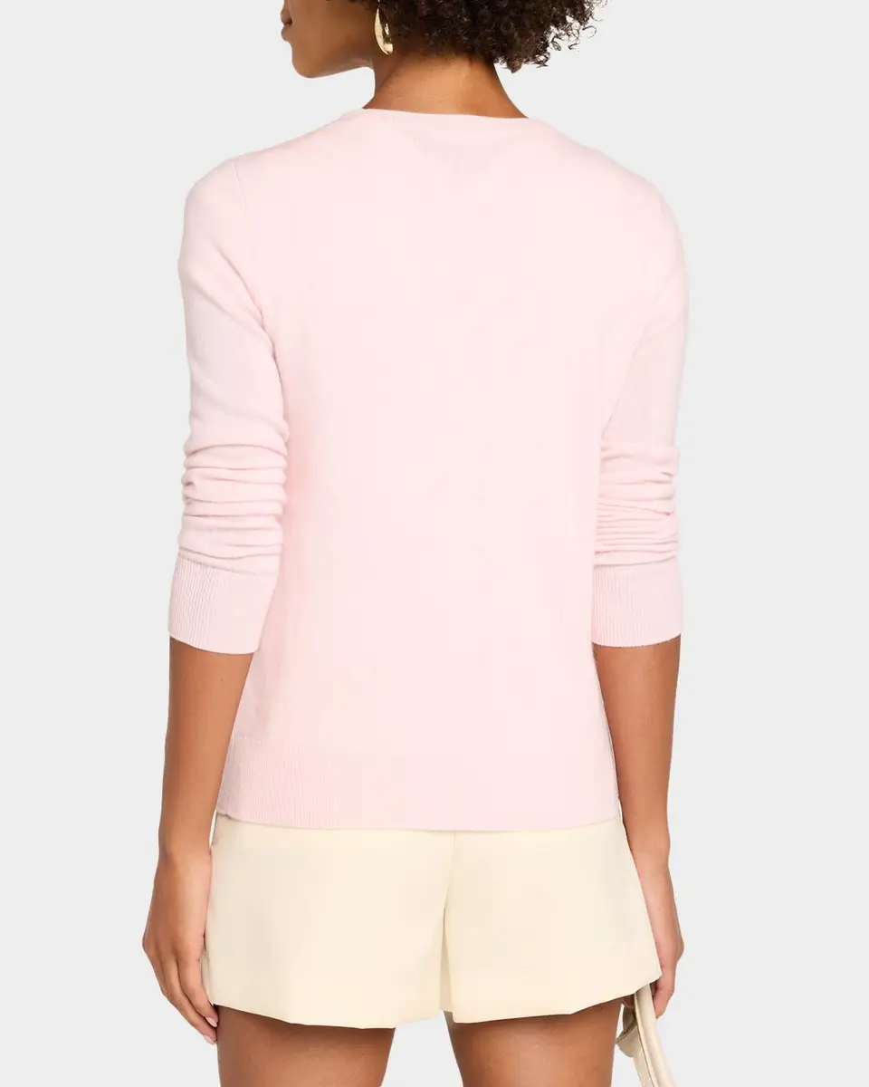 Neiman Marcus Cashmere Collection Cashmere Crewneck Sweater | Thumbnail 3 Neiman Marcus Cashmere Collection Cashmere Crewneck Sweater | Thumbnail 3