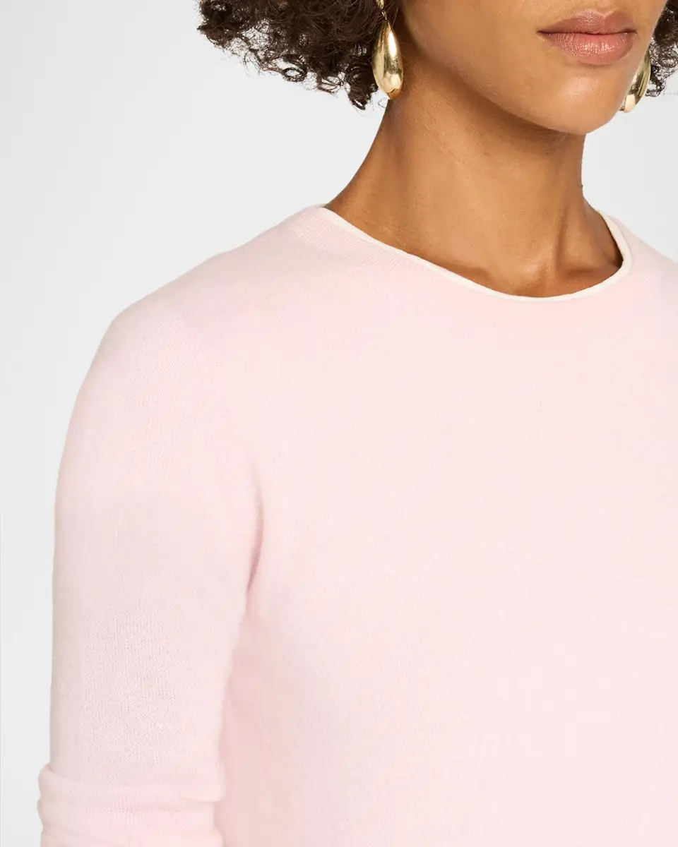 Neiman Marcus Cashmere Collection Cashmere Crewneck Sweater | Thumbnail 5 Neiman Marcus Cashmere Collection Cashmere Crewneck Sweater | Thumbnail 5