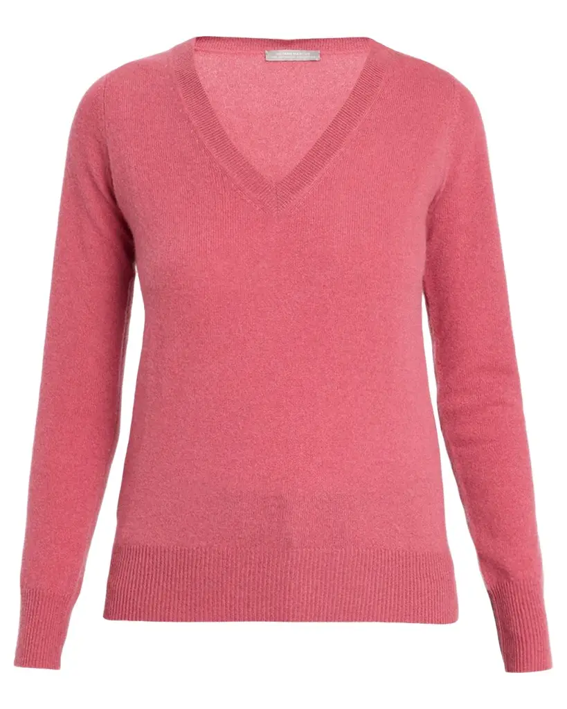 Neiman Marcus Cashmere Collection Cashmere V-Neck Sweater