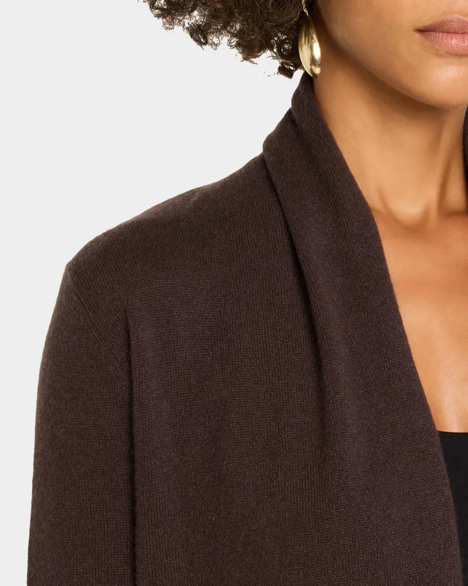 Neiman Marcus Cashmere Collection Open-Front Cashmere Cardigan | Thumbnail 5 Neiman Marcus Cashmere Collection Open-Front Cashmere Cardigan | Thumbnail 5