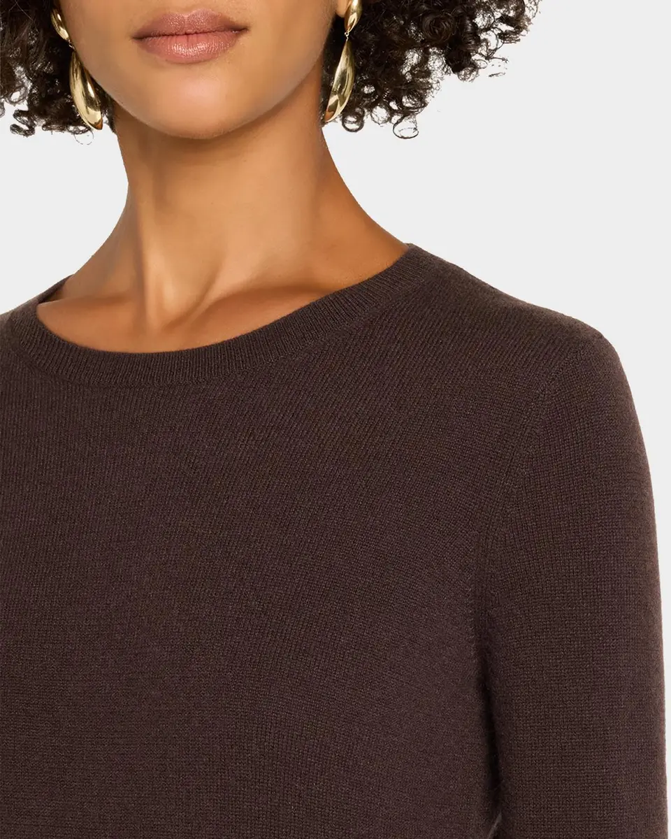 Neiman Marcus Cashmere Collection Cashmere Crewneck Sweater | Thumbnail 5 Neiman Marcus Cashmere Collection Cashmere Crewneck Sweater | Thumbnail 5