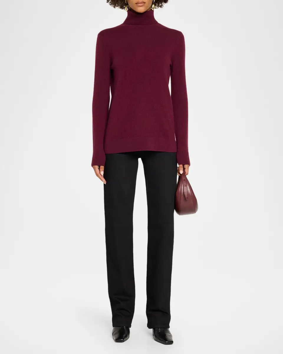 Neiman Marcus Cashmere Collection Cashmere Turtleneck Sweater | Thumbnail 2 Neiman Marcus Cashmere Collection Cashmere Turtleneck Sweater | Thumbnail 2