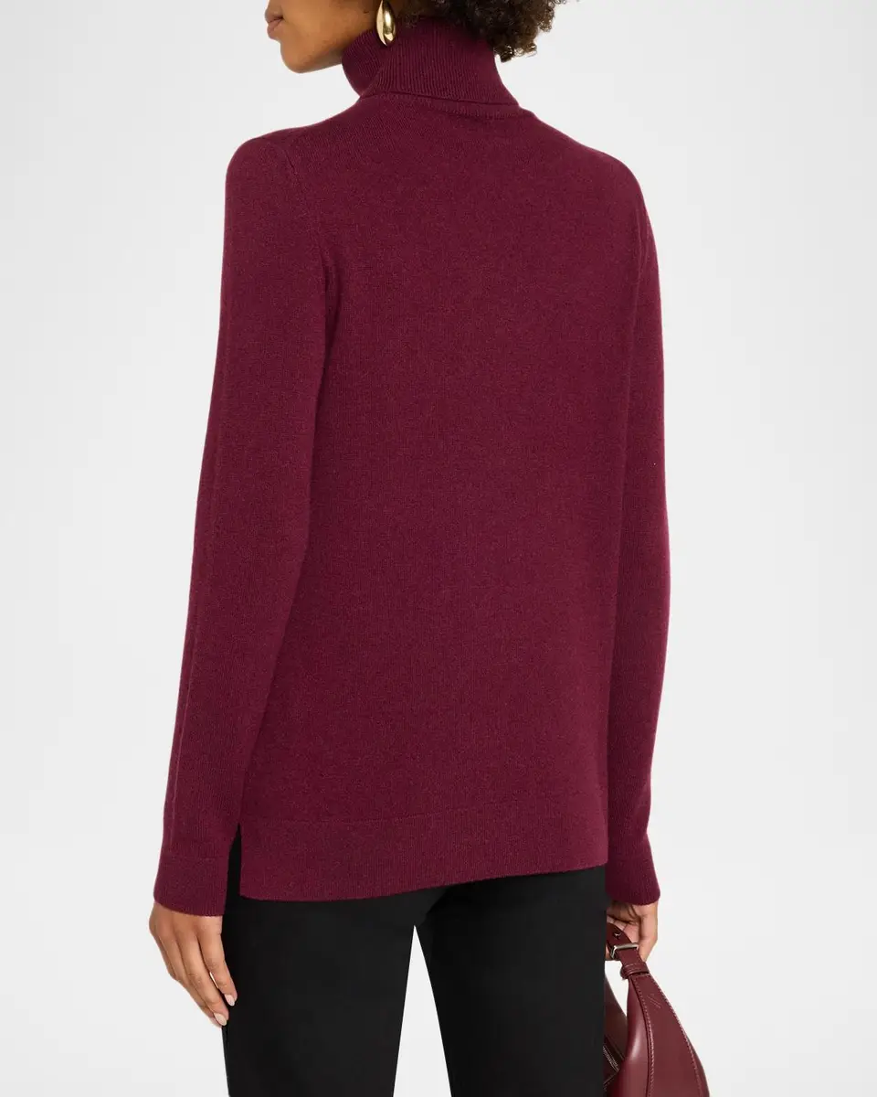 Neiman Marcus Cashmere Collection Cashmere Turtleneck Sweater | Thumbnail 3 Neiman Marcus Cashmere Collection Cashmere Turtleneck Sweater | Thumbnail 3