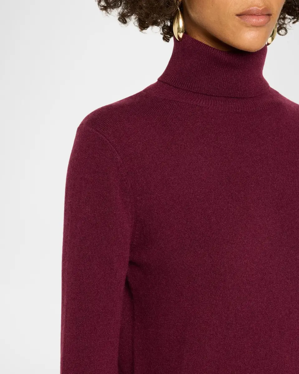 Neiman Marcus Cashmere Collection Cashmere Turtleneck Sweater | Thumbnail 5 Neiman Marcus Cashmere Collection Cashmere Turtleneck Sweater | Thumbnail 5