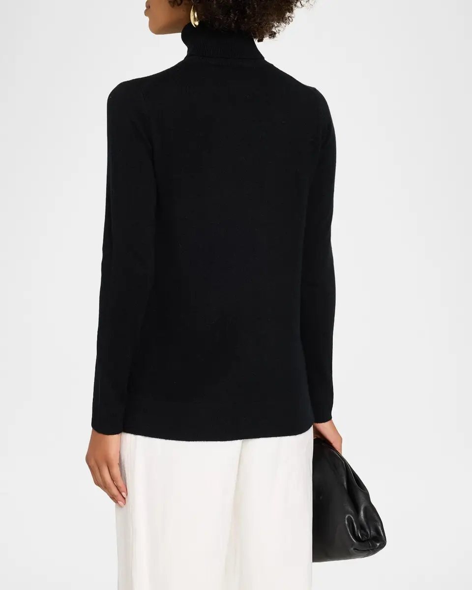 Neiman Marcus Cashmere Collection Cashmere Turtleneck Sweater | Thumbnail 3 Neiman Marcus Cashmere Collection Cashmere Turtleneck Sweater | Thumbnail 3