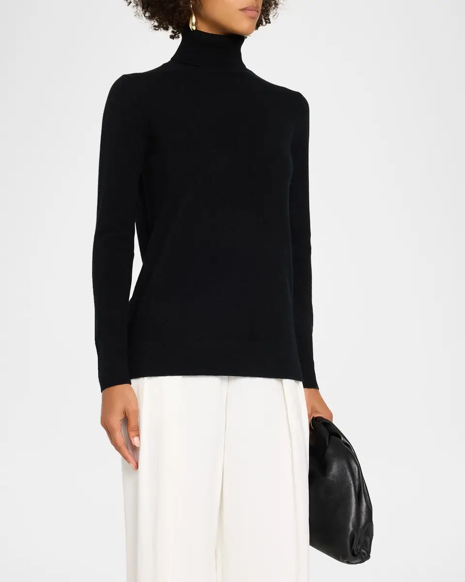 Neiman Marcus Cashmere Collection Cashmere Turtleneck Sweater | Thumbnail 4 Neiman Marcus Cashmere Collection Cashmere Turtleneck Sweater | Thumbnail 4