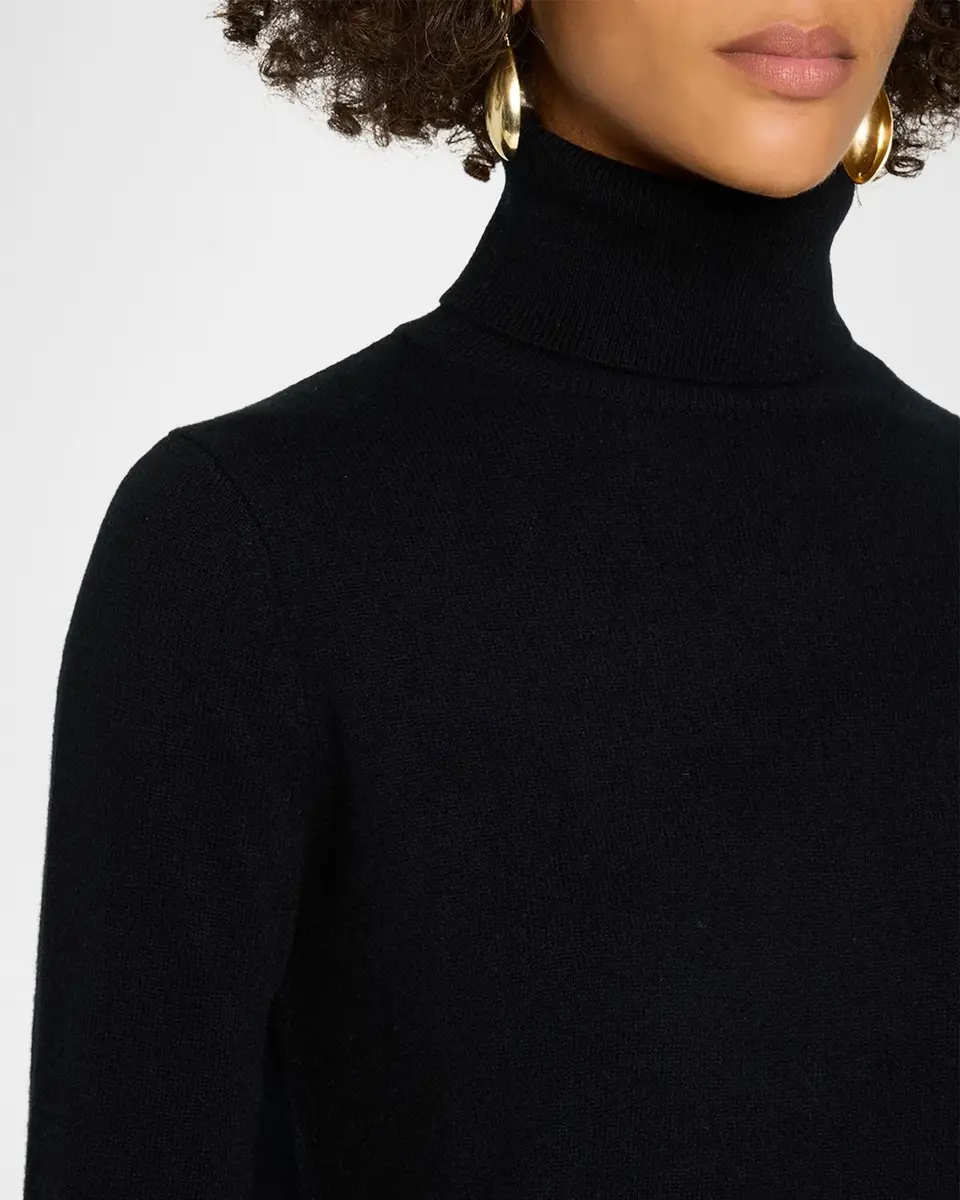 Neiman Marcus Cashmere Collection Cashmere Turtleneck Sweater | Thumbnail 5 Neiman Marcus Cashmere Collection Cashmere Turtleneck Sweater | Thumbnail 5