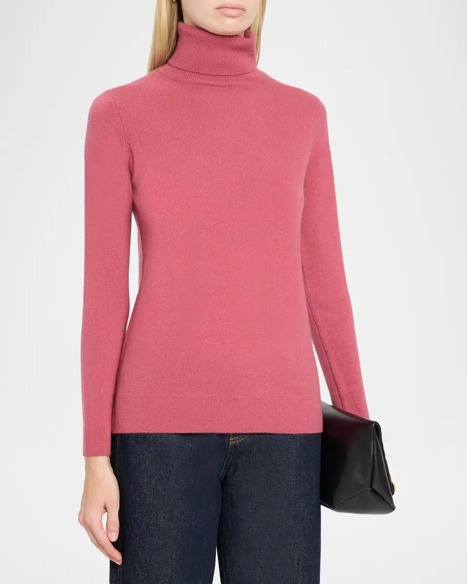 Neiman Marcus Cashmere Collection Cashmere Turtleneck Sweater | Thumbnail 4 Neiman Marcus Cashmere Collection Cashmere Turtleneck Sweater | Thumbnail 4