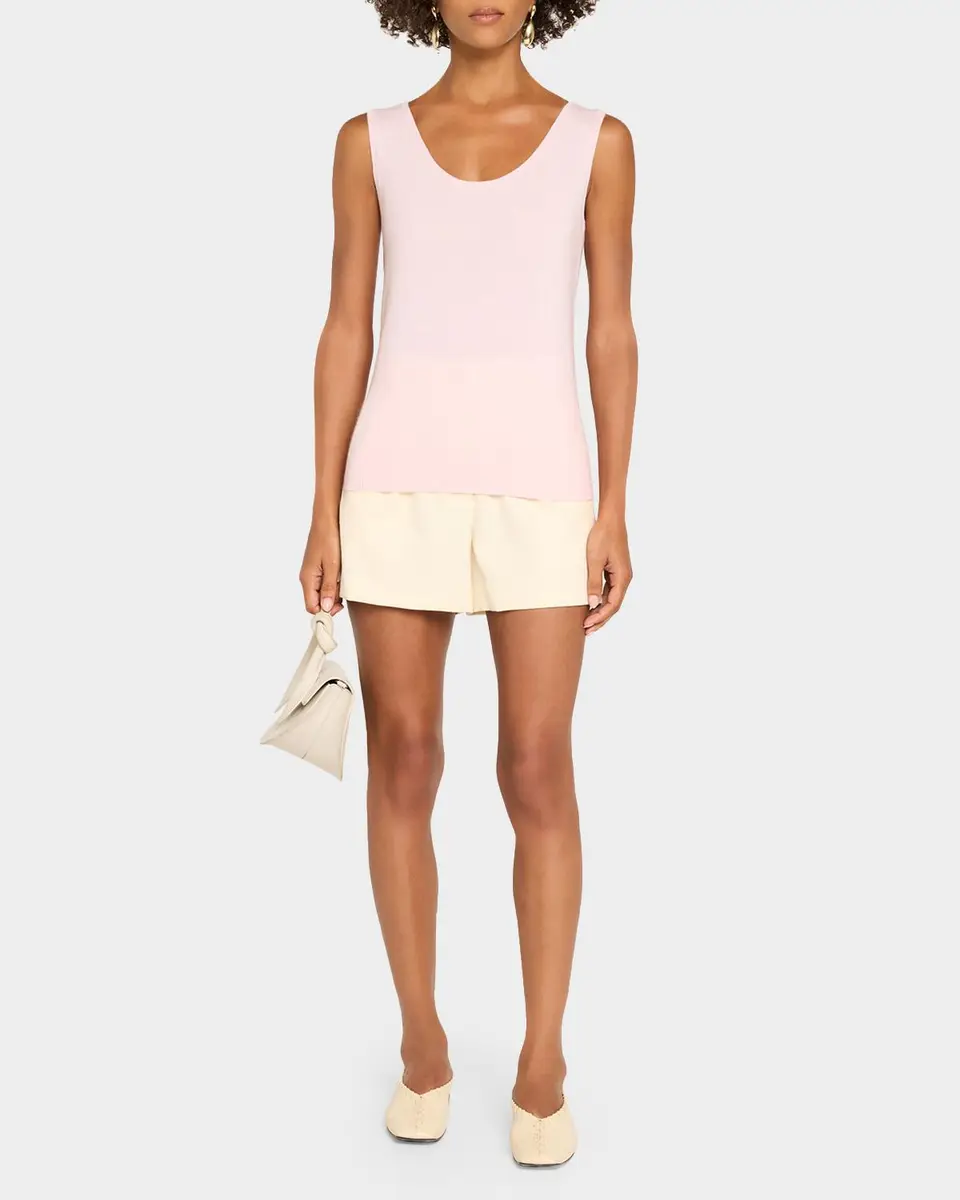Neiman Marcus Cashmere Collection Cashmere Tank Top | Thumbnail 2 Neiman Marcus Cashmere Collection Cashmere Tank Top | Thumbnail 2