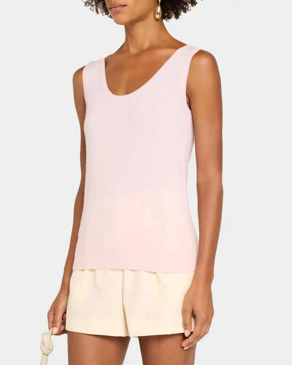Neiman Marcus Cashmere Collection Cashmere Tank Top | Thumbnail 4 Neiman Marcus Cashmere Collection Cashmere Tank Top | Thumbnail 4