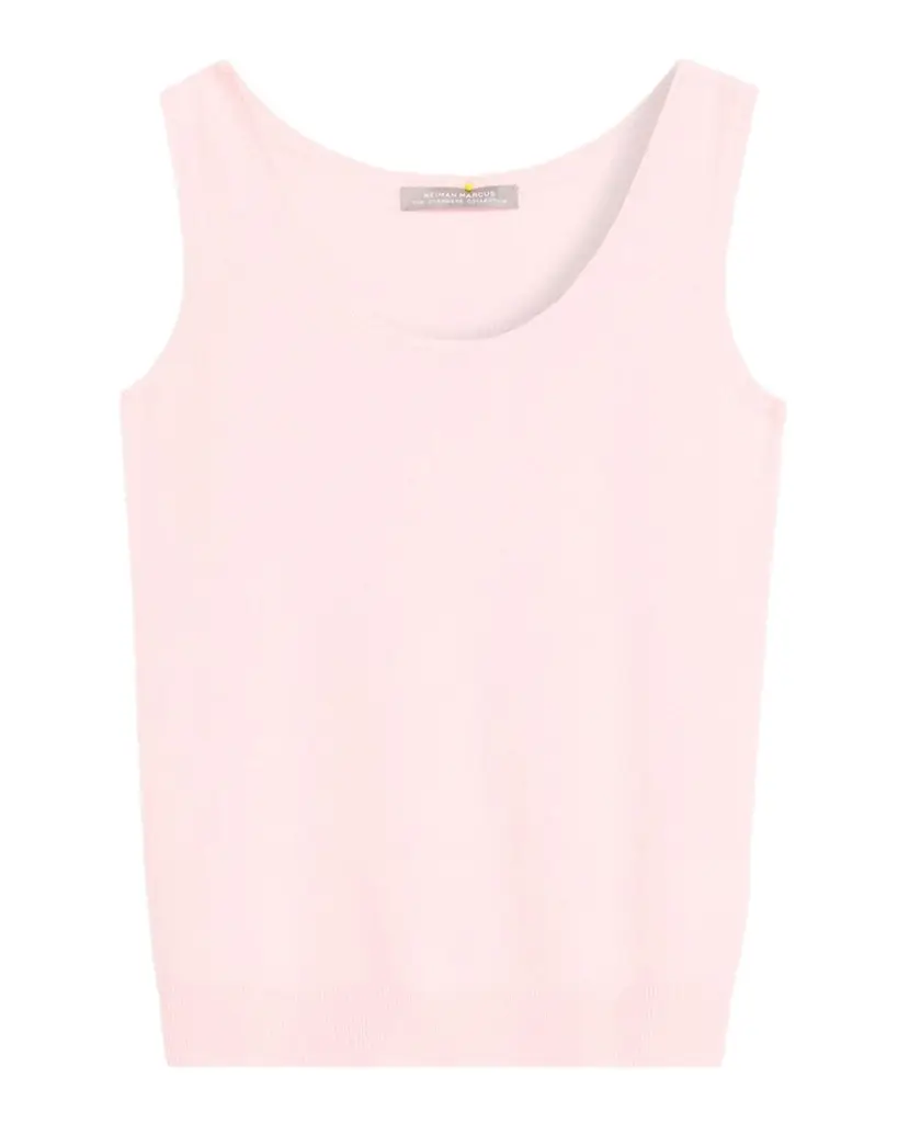Neiman Marcus Cashmere Collection Cashmere Tank Top