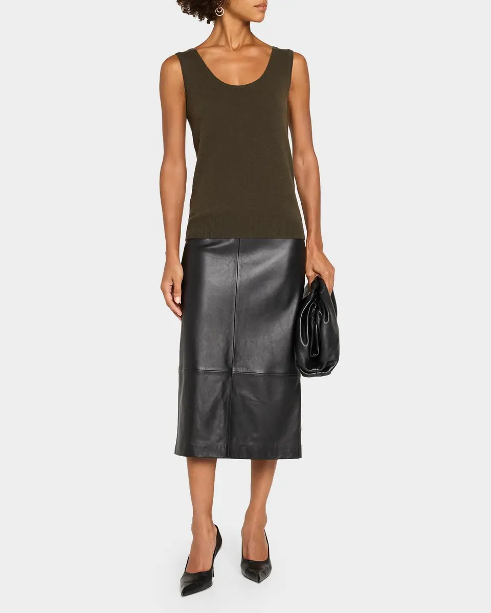 Neiman Marcus Cashmere Collection Cashmere Tank Top | Thumbnail 2 Neiman Marcus Cashmere Collection Cashmere Tank Top | Thumbnail 2