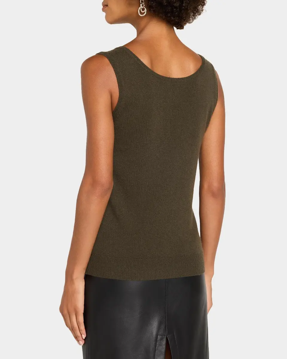 Neiman Marcus Cashmere Collection Cashmere Tank Top | Thumbnail 3 Neiman Marcus Cashmere Collection Cashmere Tank Top | Thumbnail 3