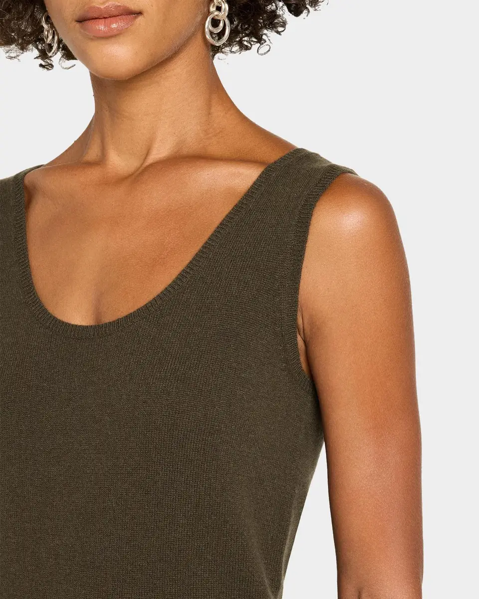 Neiman Marcus Cashmere Collection Cashmere Tank Top | Thumbnail 5 Neiman Marcus Cashmere Collection Cashmere Tank Top | Thumbnail 5