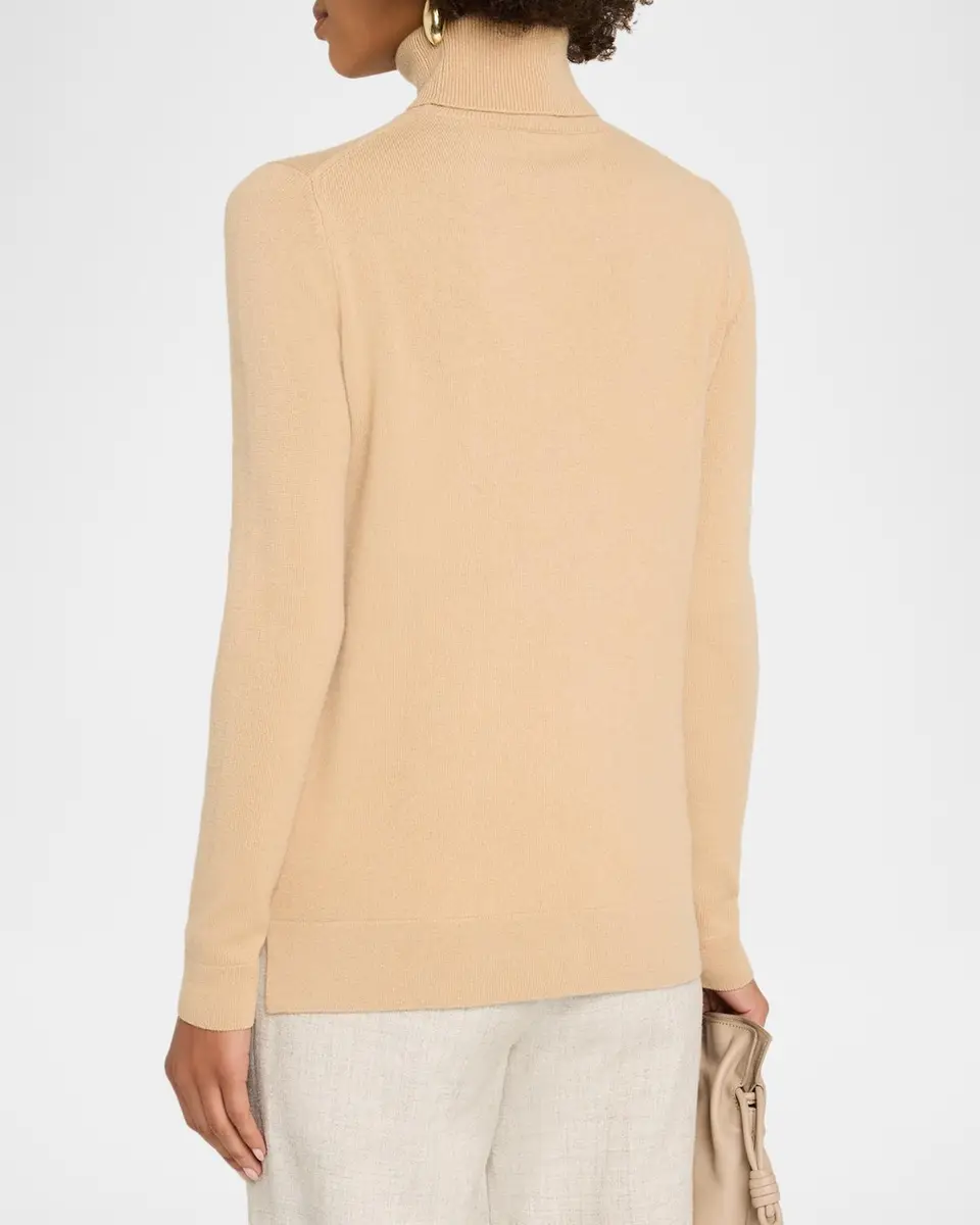 Neiman Marcus Cashmere Collection Cashmere Turtleneck Sweater | Thumbnail 3 Neiman Marcus Cashmere Collection Cashmere Turtleneck Sweater | Thumbnail 3