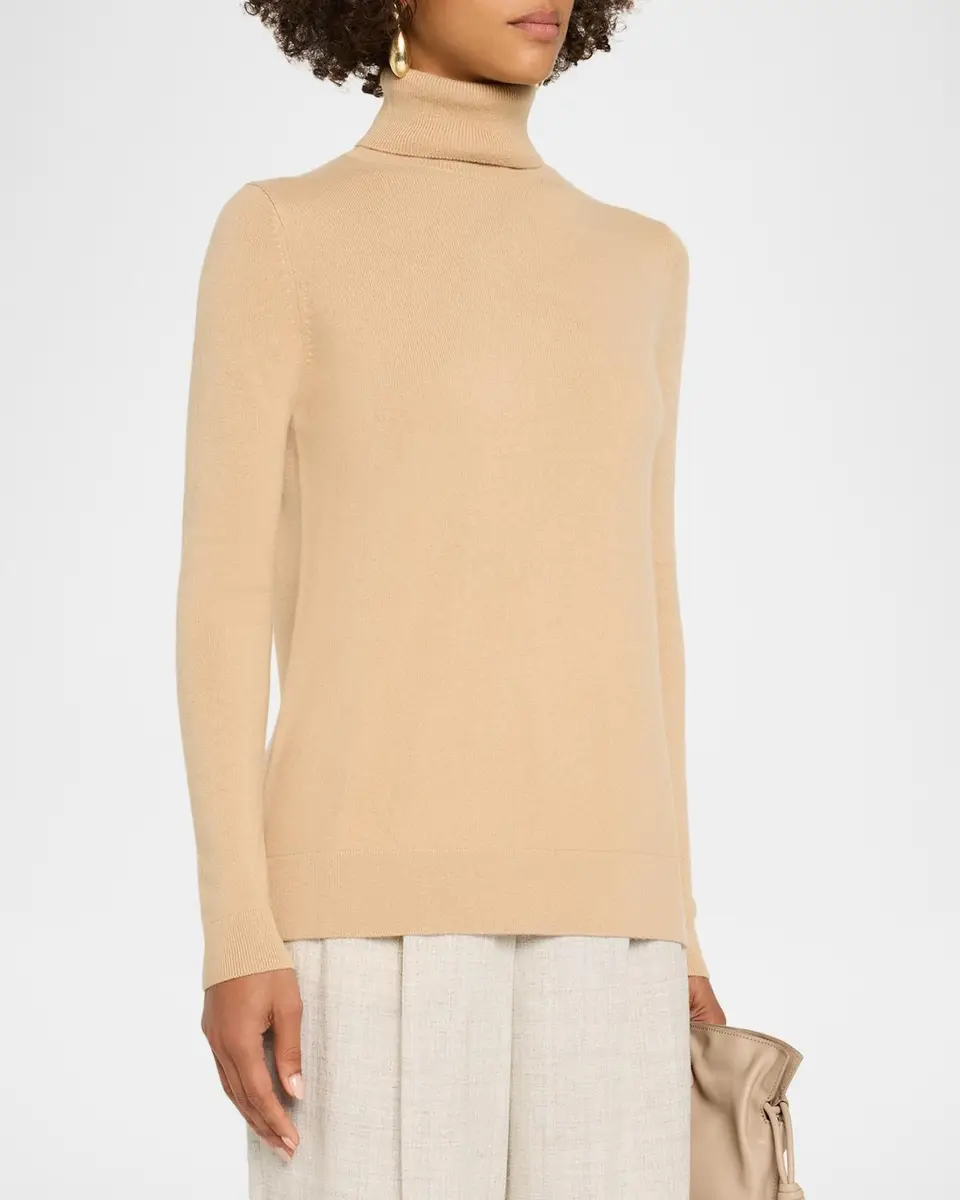 Neiman Marcus Cashmere Collection Cashmere Turtleneck Sweater | Thumbnail 4 Neiman Marcus Cashmere Collection Cashmere Turtleneck Sweater | Thumbnail 4