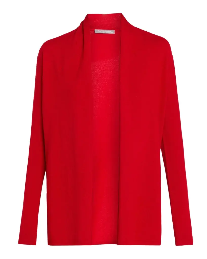 Neiman Marcus Cashmere Collection Open-Front Cashmere Cardigan