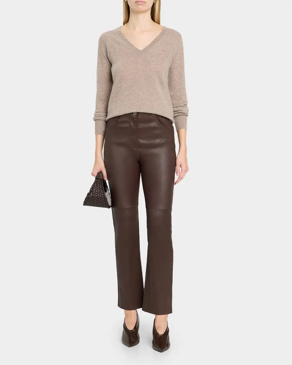 Neiman Marcus Cashmere Collection Cashmere V-Neck Sweater | Thumbnail 2 Neiman Marcus Cashmere Collection Cashmere V-Neck Sweater | Thumbnail 2