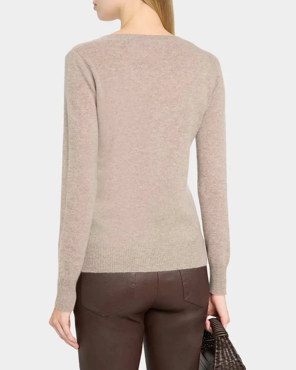 Neiman Marcus Cashmere Collection Cashmere V-Neck Sweater | Thumbnail 3 Neiman Marcus Cashmere Collection Cashmere V-Neck Sweater | Thumbnail 3
