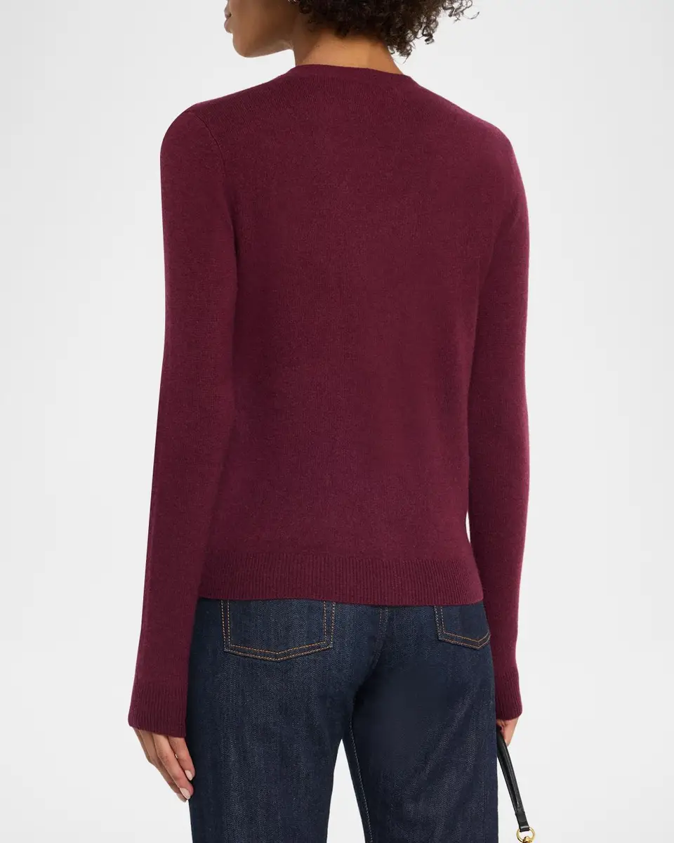 Neiman Marcus Cashmere Collection Cashmere V-Neck Cardigan | Thumbnail 3