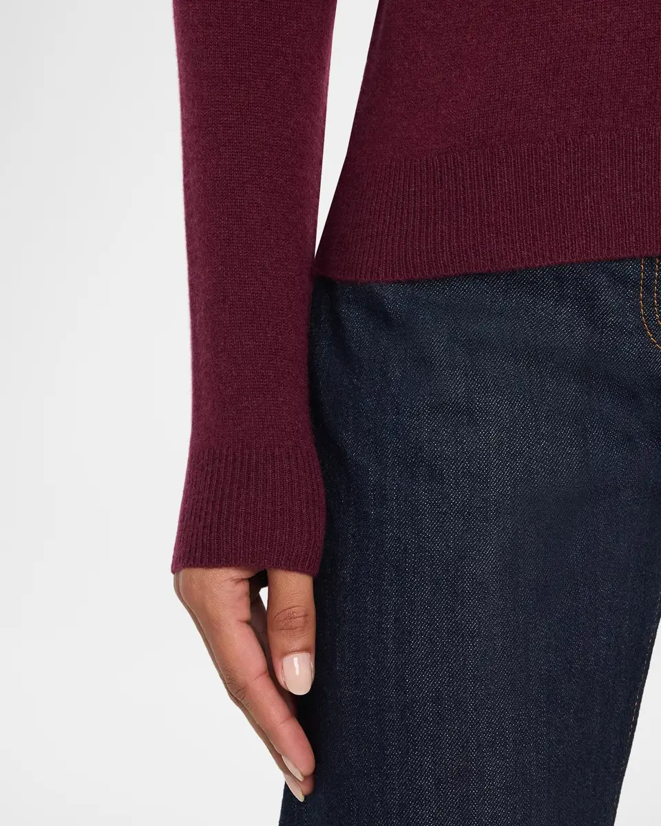 Neiman Marcus Cashmere Collection Cashmere V-Neck Cardigan | Thumbnail 5
