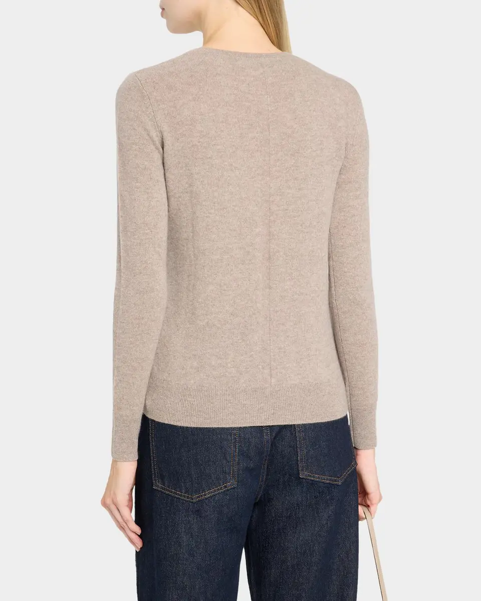 Neiman Marcus Cashmere Collection Cashmere Crewneck Sweater | Thumbnail 3 Neiman Marcus Cashmere Collection Cashmere Crewneck Sweater | Thumbnail 3
