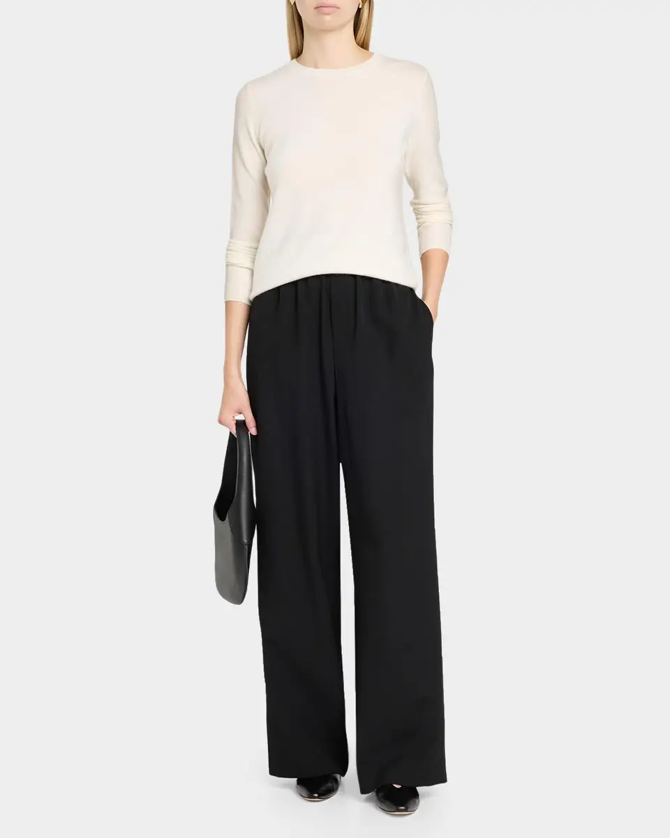 Neiman Marcus Cashmere Collection Cashmere Crewneck Sweater | Thumbnail 2