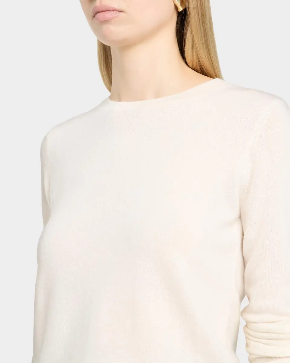 Neiman Marcus Cashmere Collection Cashmere Crewneck Sweater | Thumbnail 5