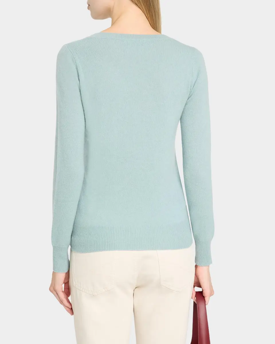 Neiman Marcus Cashmere Collection Cashmere V-Neck Sweater | Thumbnail 3 Neiman Marcus Cashmere Collection Cashmere V-Neck Sweater | Thumbnail 3