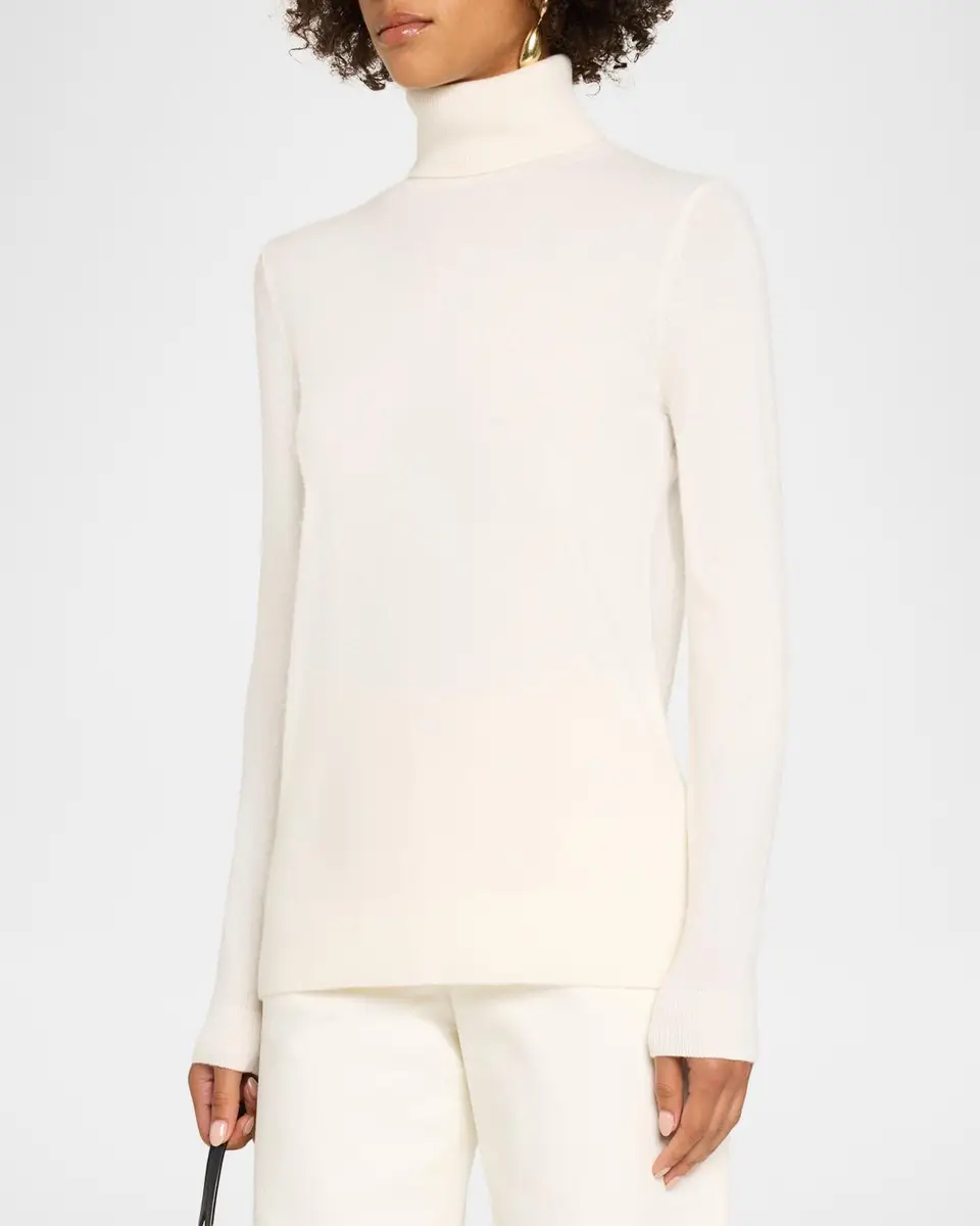 Neiman Marcus Cashmere Collection Cashmere Turtleneck Sweater | Thumbnail 4 Neiman Marcus Cashmere Collection Cashmere Turtleneck Sweater | Thumbnail 4