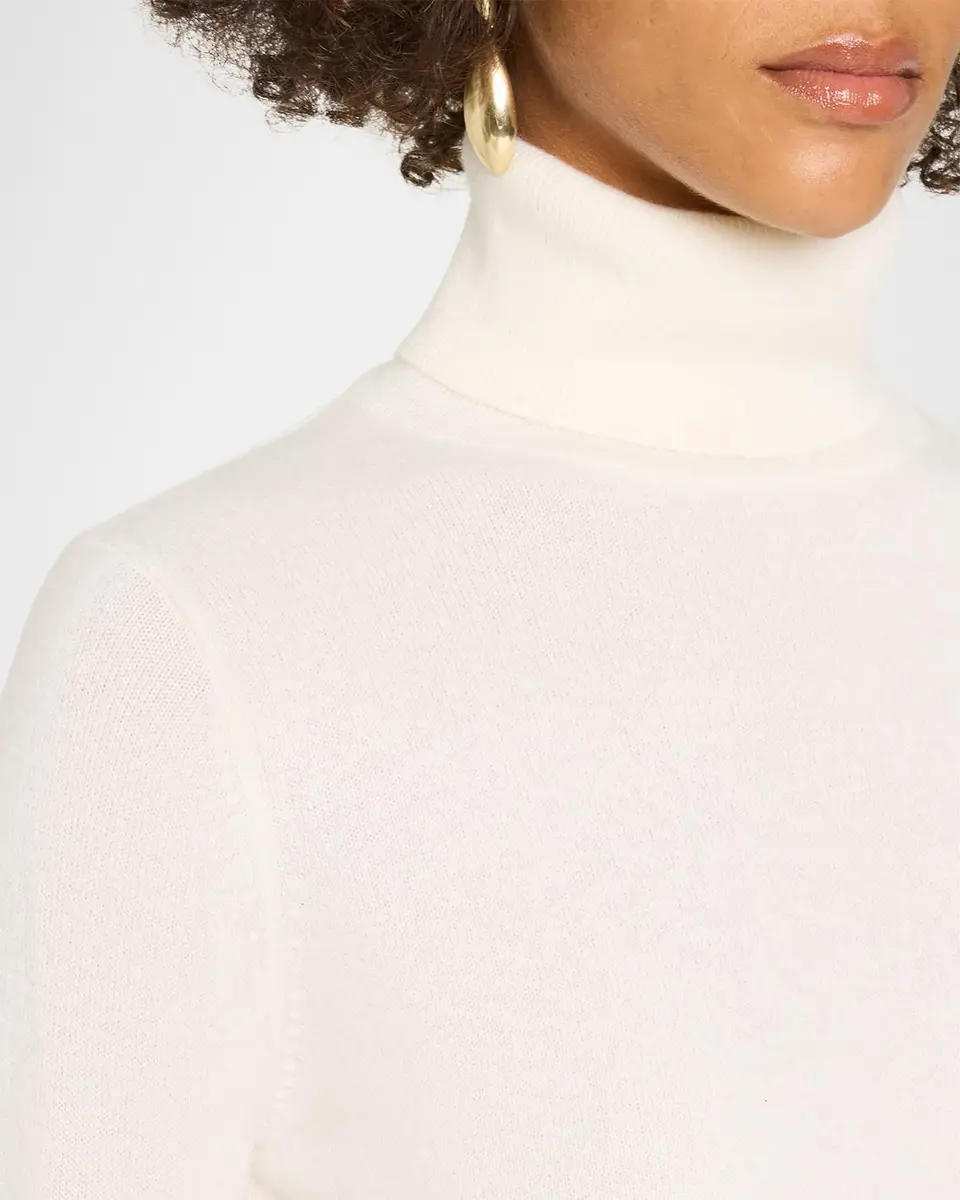 Neiman Marcus Cashmere Collection Cashmere Turtleneck Sweater | Thumbnail 5 Neiman Marcus Cashmere Collection Cashmere Turtleneck Sweater | Thumbnail 5