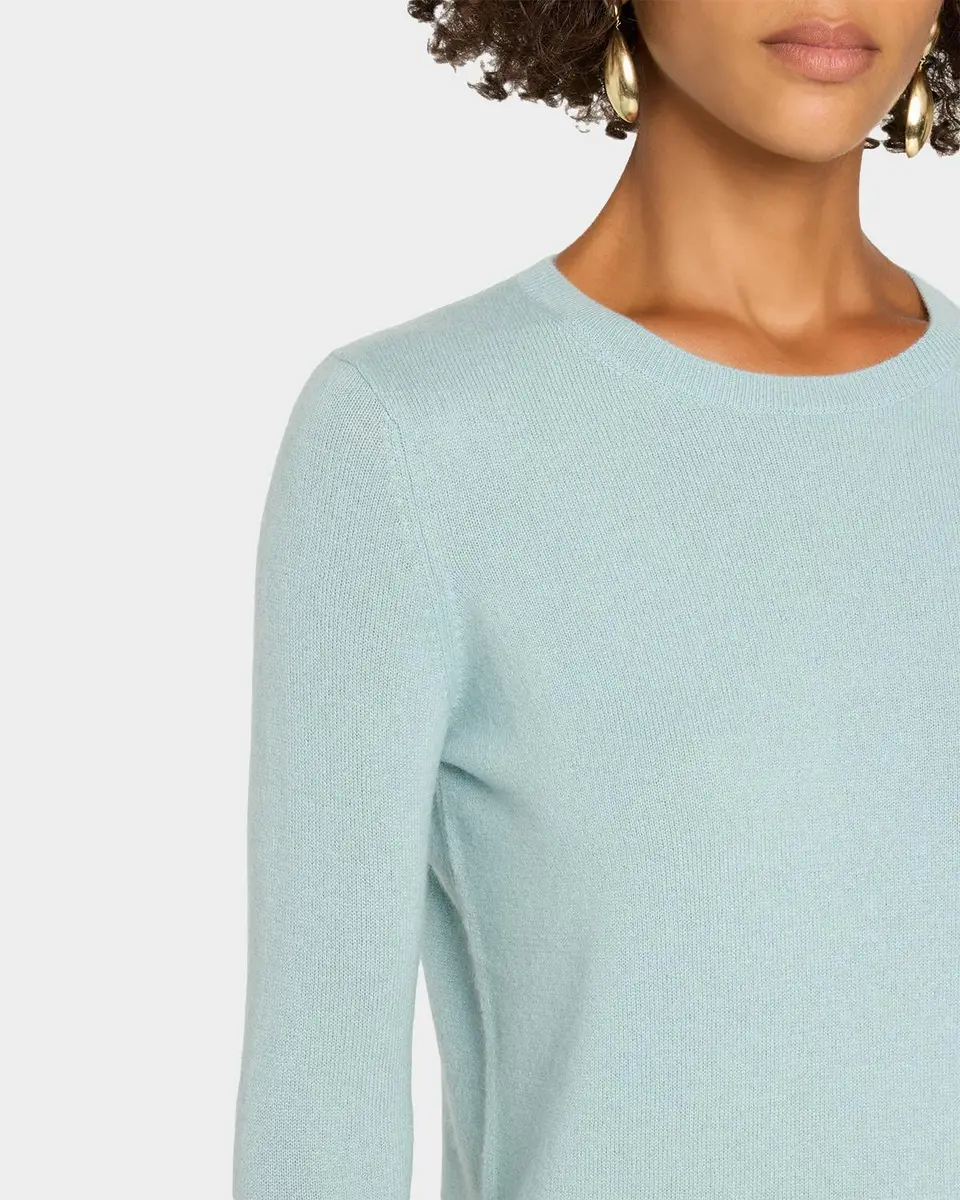 Neiman Marcus Cashmere Collection Cashmere Crewneck Sweater | Thumbnail 5 Neiman Marcus Cashmere Collection Cashmere Crewneck Sweater | Thumbnail 5