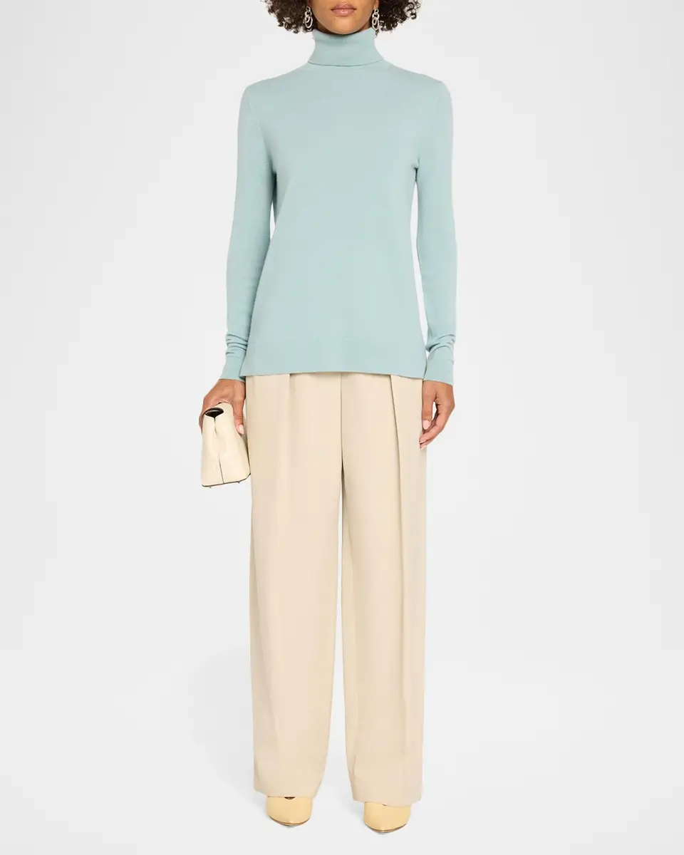Neiman Marcus Cashmere Collection Cashmere Turtleneck Sweater | Thumbnail 2 Neiman Marcus Cashmere Collection Cashmere Turtleneck Sweater | Thumbnail 2