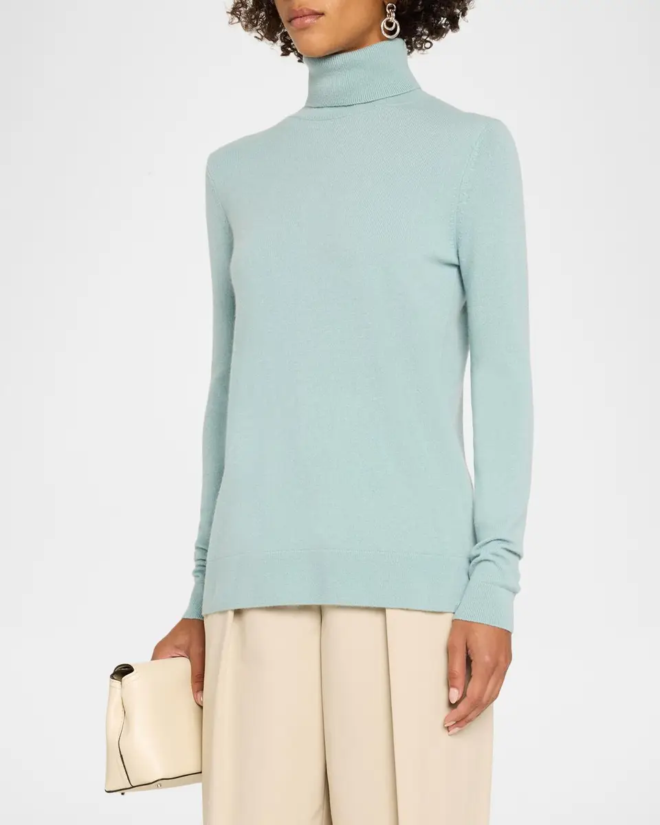 Neiman Marcus Cashmere Collection Cashmere Turtleneck Sweater | Thumbnail 4 Neiman Marcus Cashmere Collection Cashmere Turtleneck Sweater | Thumbnail 4