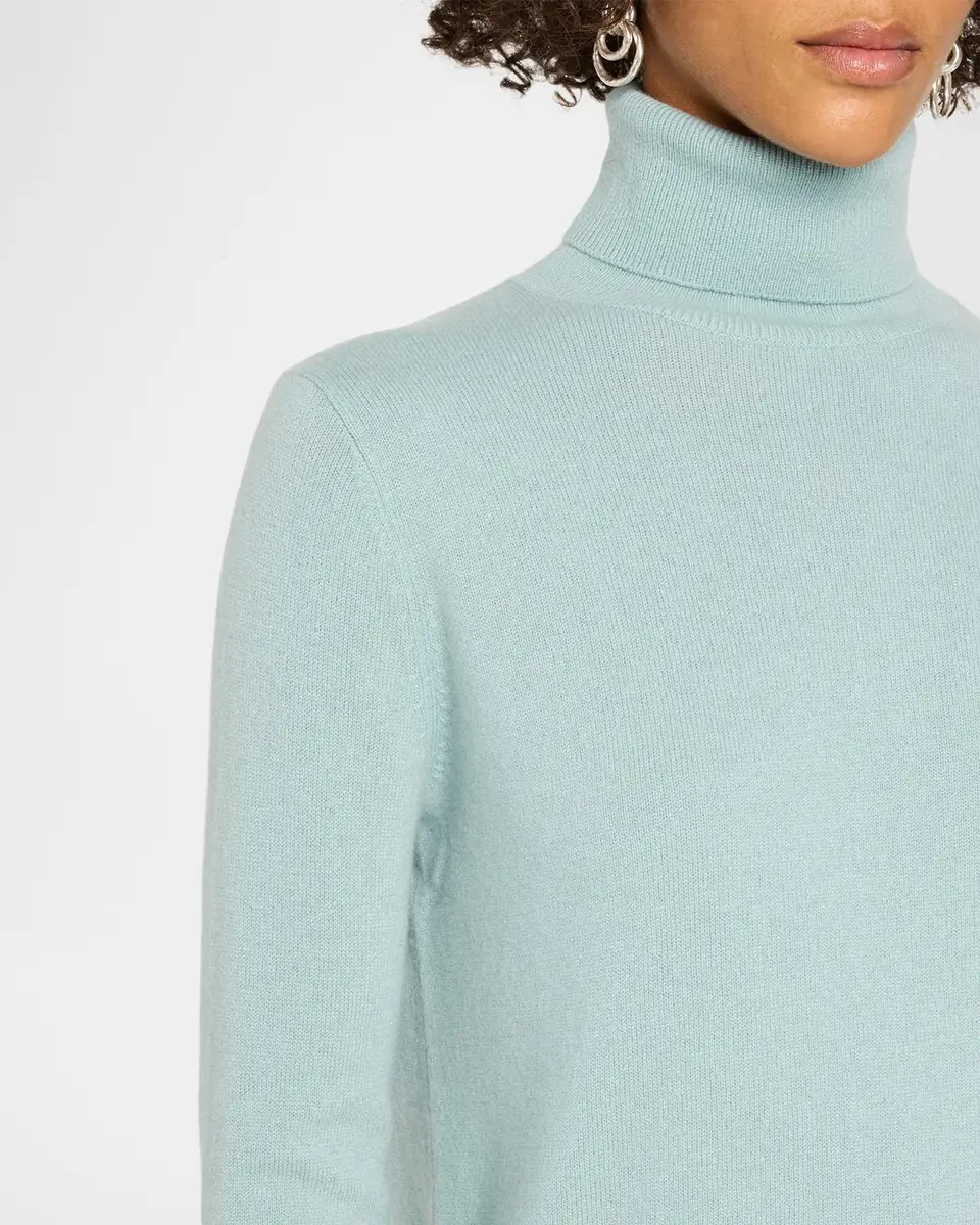 Neiman Marcus Cashmere Collection Cashmere Turtleneck Sweater | Thumbnail 5 Neiman Marcus Cashmere Collection Cashmere Turtleneck Sweater | Thumbnail 5