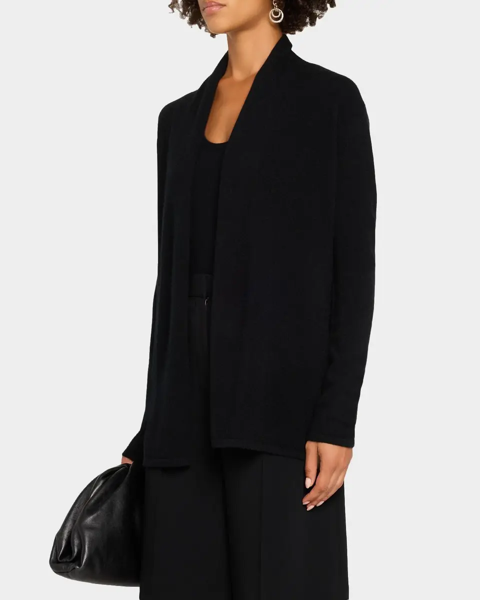 Neiman Marcus Cashmere Collection Open-Front Cashmere Cardigan | Thumbnail 4 Neiman Marcus Cashmere Collection Open-Front Cashmere Cardigan | Thumbnail 4