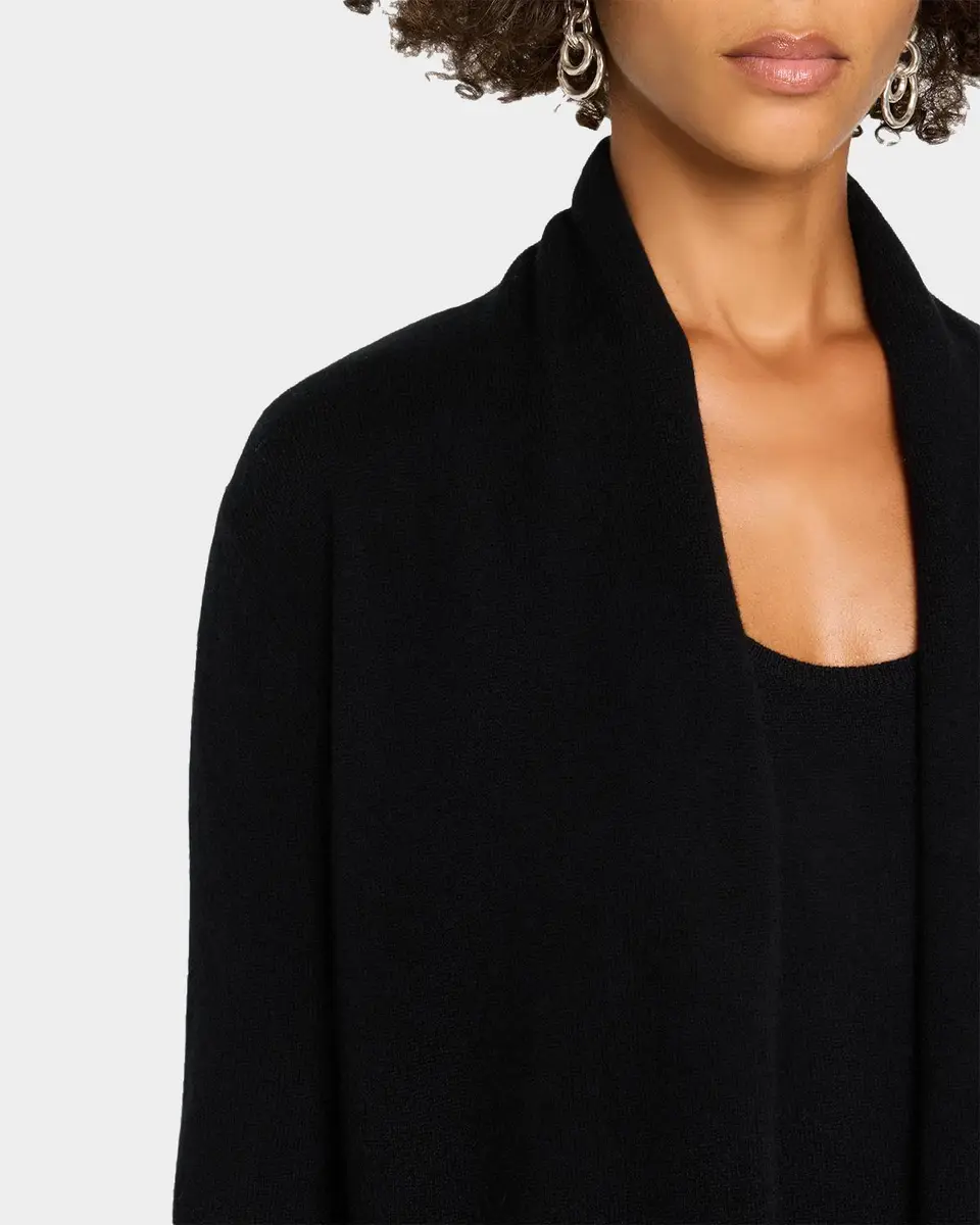 Neiman Marcus Cashmere Collection Open-Front Cashmere Cardigan | Thumbnail 5 Neiman Marcus Cashmere Collection Open-Front Cashmere Cardigan | Thumbnail 5