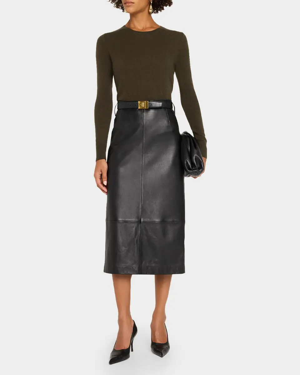 Neiman Marcus Cashmere Collection Cashmere Crewneck Sweater | Thumbnail 2 Neiman Marcus Cashmere Collection Cashmere Crewneck Sweater | Thumbnail 2